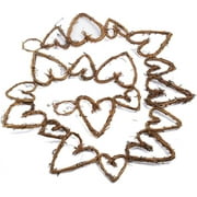 Rustic Grapevine Twig Hearts Chain Garland - for Valentine's Day \u0026 Rustic Decor - Factory Direct Craft